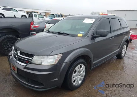2015 Dodge Journey American Value Pkg z USA, uszkodzony, nr VIN 3C4PDCAB5FT587960